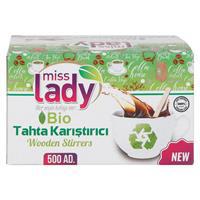 Miss Lady Eco Tahta Karıştırıcı 11 cm - 500 Adet