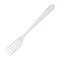 Asorty Lüks Plastik Çatal 50 Adet - Şeffaf 