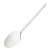 Asorty Eco Plastik Kaşık 100 Adet - Beyaz