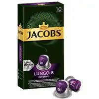 Jacobs Lungo 8 Intenso Nespresso Uyumlu Kapsül Kahve 10 Adet