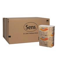 Sens Z Katlama Kağıt Havlu Çift Katlı 19 x 21 cm 200 Yaprak - 12 Adet (7906827)