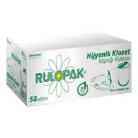Rulopak Sensörlü Hijyenik Klozet Kapağı Rulosu 50 Rulo x 80 Adet (100101)