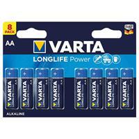 Varta Longlife Power Alkaline AA Kalem Pil 1.5 V 8 Adet