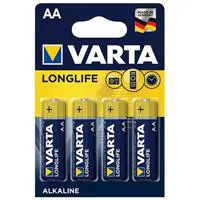 Varta Longlife Alkaline AA Kalem Pil 1.5 V 4 Adet