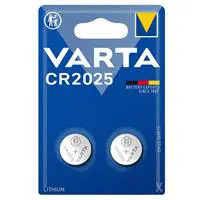  Varta Lityum CR2025 Düğme Pil 3 V 2 Adet