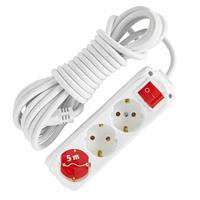 Almera 3 Soketli Priz Kablolu 5 m Anahtarlı