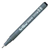 Artline 236 Drawing System Çizim Kalemi 0.6 mm - Siyah