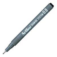 Artline 238 Drawing System Çizim Kalemi 0.8 mm - Siyah