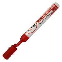 Fatih 34360 Yuvarlak Uçlu Beyaz Tahta Kalemi Doldurulabilir - Kırmızı