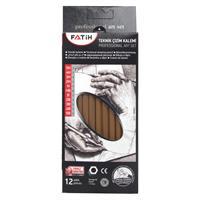 Fatih 15095 Köşeli Dereceli Profesyonel Kurşun Kalem Seti 12 Adet 