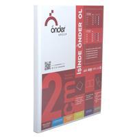 Önder 2 Halkalı Klasör PVC Cepli 2 cm - Beyaz