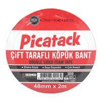 Picatack Çift Taraflı Köpük Bant 48 mm x 2 m 