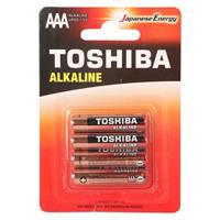 Toshiba Alkaline AAA İnce Kalem Pil 1.5 V 4 Adet