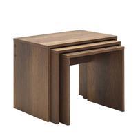 Adore SHP-103-OO-1 Trıple Zigon Sehpa 55 x 47 x 40 cm - Oslo Ceviz