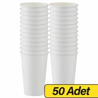 Huhtamaki Karton Bardak 16 oz 500 ml 50 Adet - Beyaz