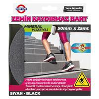 Boss Tape Zemin Kaydırmazlık Bandı 50 mm x 25 m - Siyah