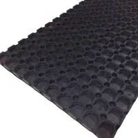 Sercan Paspas Petek Kauçuk Paspas Altı Kapalı Siyah 40 x 60 cm