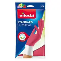 Vileda Standard Universal Temizlik Eldiveni Kırmızı - Large