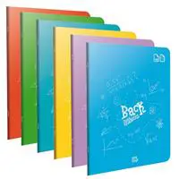 Gıpta Eko Back Defter A5 60 Yaprak Kareli Plastik Kapak - Karışık Renk