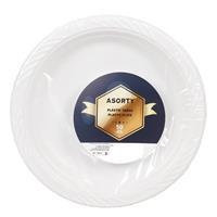 Asorty Plastik Tabak 22 cm - 50 Adet