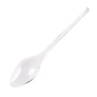 Asorty Uzay Plastik Tatlı Kaşığı 50 Adet - Şeffaf