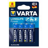 Varta Longlife Power Alkaline AA Kalem Pil 1.5 V 8 Adet