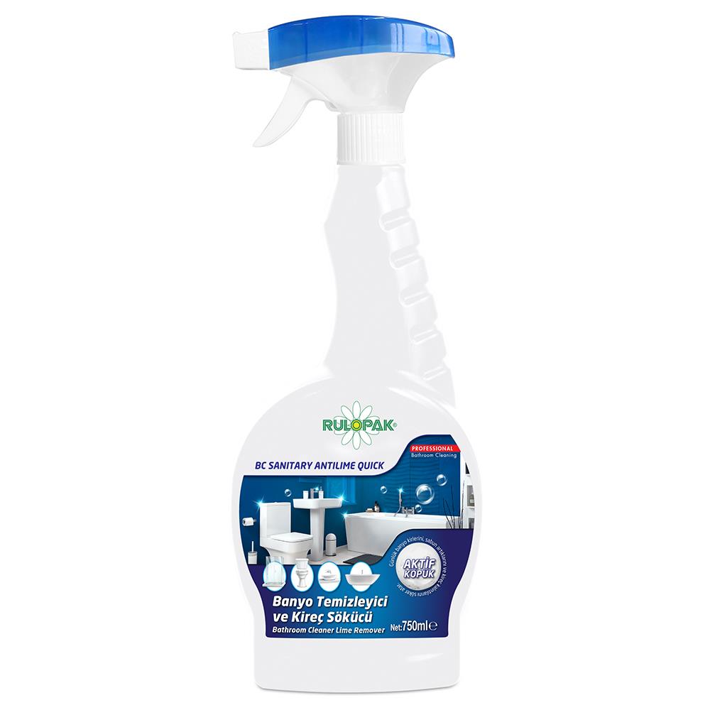 Rulopak BC Sanitary Antilime Quick Banyo Temizleyici Sprey - 750 ml..
