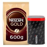 Nescafe Gold Kahve Poşet 600 g Alana Nescafe Teneke Kutu Hediye