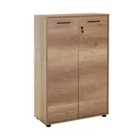 Adore NKT-533-TT-1 Newyork 3 Katlı Kilitli Tam Kapaklı Kitaplık 72 x 110 x 34 cm - Tori