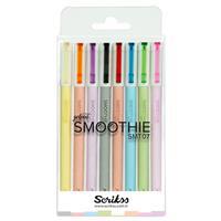 Scrikss Smoothie SMT07 Jel Kalem 0.7 mm 8 Adet - Karışık Renk