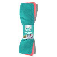 Smarter Mikrofiber Temizlik Bezi 34 x 28 cm 3 Adet - Karışık Renk