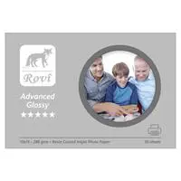 Rovi Advanced Fotoğraf Kağıdı Parlak 280 g/m² 10 x 15 cm 50 Yaprak
