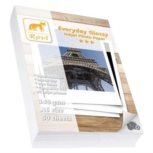 Rovi Everyday Fotoğraf Kağıdı A6 Parlak 140 g/m² 50 Yaprak