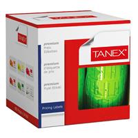 Tanex Motex Fiyat Etiketi 21 x 12 mm 800 Adet x 24 Rulo - Florasan Yeşil