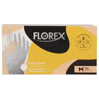 Florex Çok Amaçlı Eldiven Tek Kullanımlık Pudrasız 100 Adet Krem - Medium