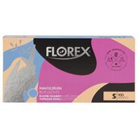 Florex Çok Amaçlı Eldiven Tek Kullanımlık Pudrasız 100 Adet Mavi - Small