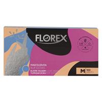 Florex Çok Amaçlı Eldiven Tek Kullanımlık Pudrasız 100 Adet Mavi - Medium
