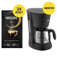 Nescafe Forte Filtre Kahve 500 g x 24 Adet Alana Sinbo SCM-2953 Filtre Kahve Makinesi Hediye
