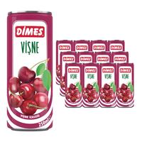 Dimes Meyve Suyu Vişne Aromalı 250 ml x 12 Adet