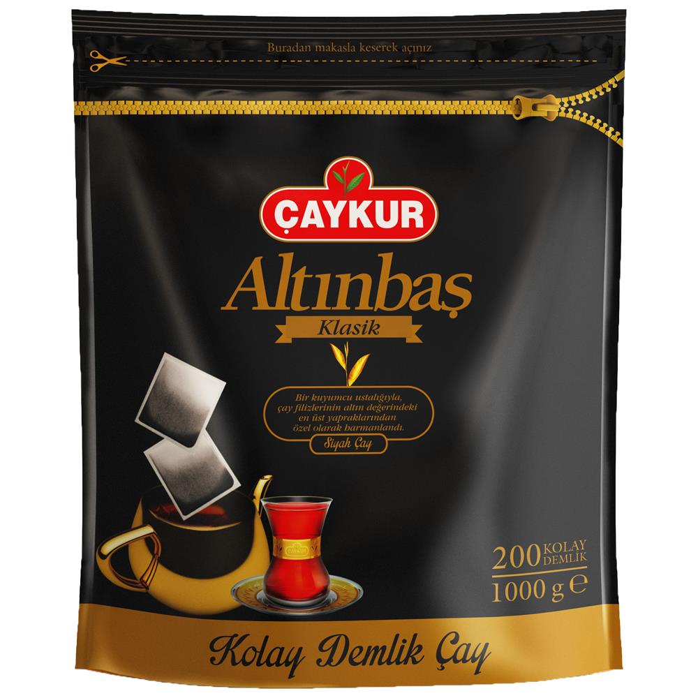Çaykur Altınbaş Demlik Süzen Poşet Çay 5 g x 200 Adet