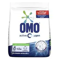 Omo Active Oxygen Toz Çamaşır Deterjanı Parlak Beyazlık 4.5 kg - 30 Yıkama