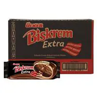 Ülker Biskrem Extra Kakao Kremalı Bisküvi 184 g x 12 Adet