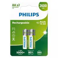 Philips R6B2A260/10 Şarj Edilebilir AA Kalem Pil 2600 mAh 2 Adet
