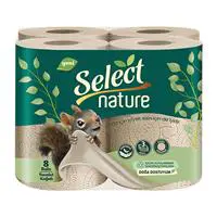 Select Nature Tuvalet Kağıdı 3 Katlı 150 Yaprak 80 m - 8 Adet