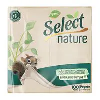 Select Nature Garson Katlama Peçete 30 x 30 cm - 100 Yaprak