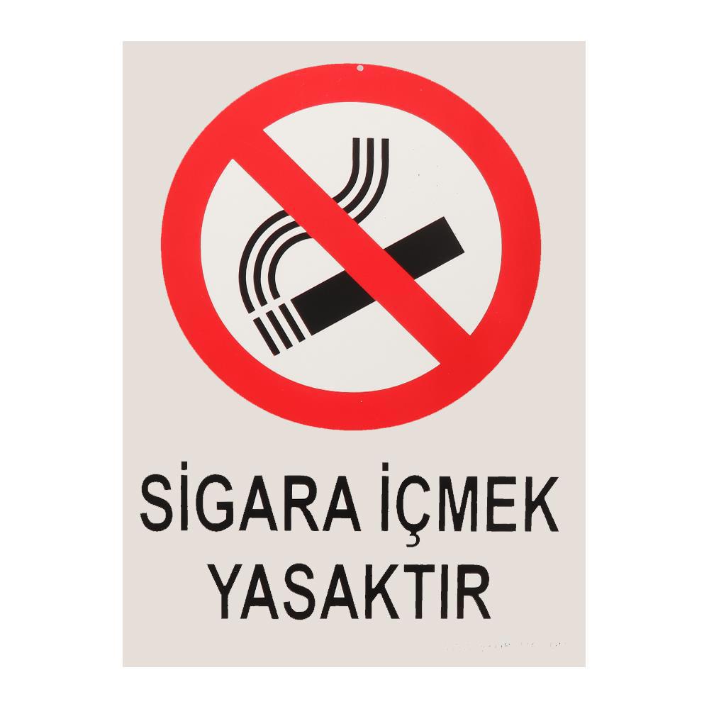İş Koruma Sigara İçilmez Uyarı Levhası 25 x 35 cm