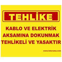 İş Koruma Tehlike Uyarı Levhası 25 x 35 cm