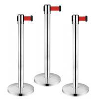 Ezeltech Şeritli Yönlendirme Bariyeri Kromajlı 3 Adet