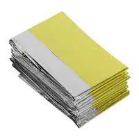 FirstPlus Acil Durum Battaniyesi 160 x 210 cm - Altın / Gümüş
