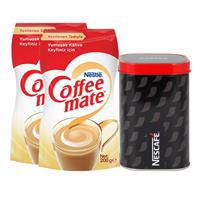 Nestle Coffee-Mate Kahve Kreması 200 g x 2 Adet Alana Nescafe Teneke Kutu Hediye